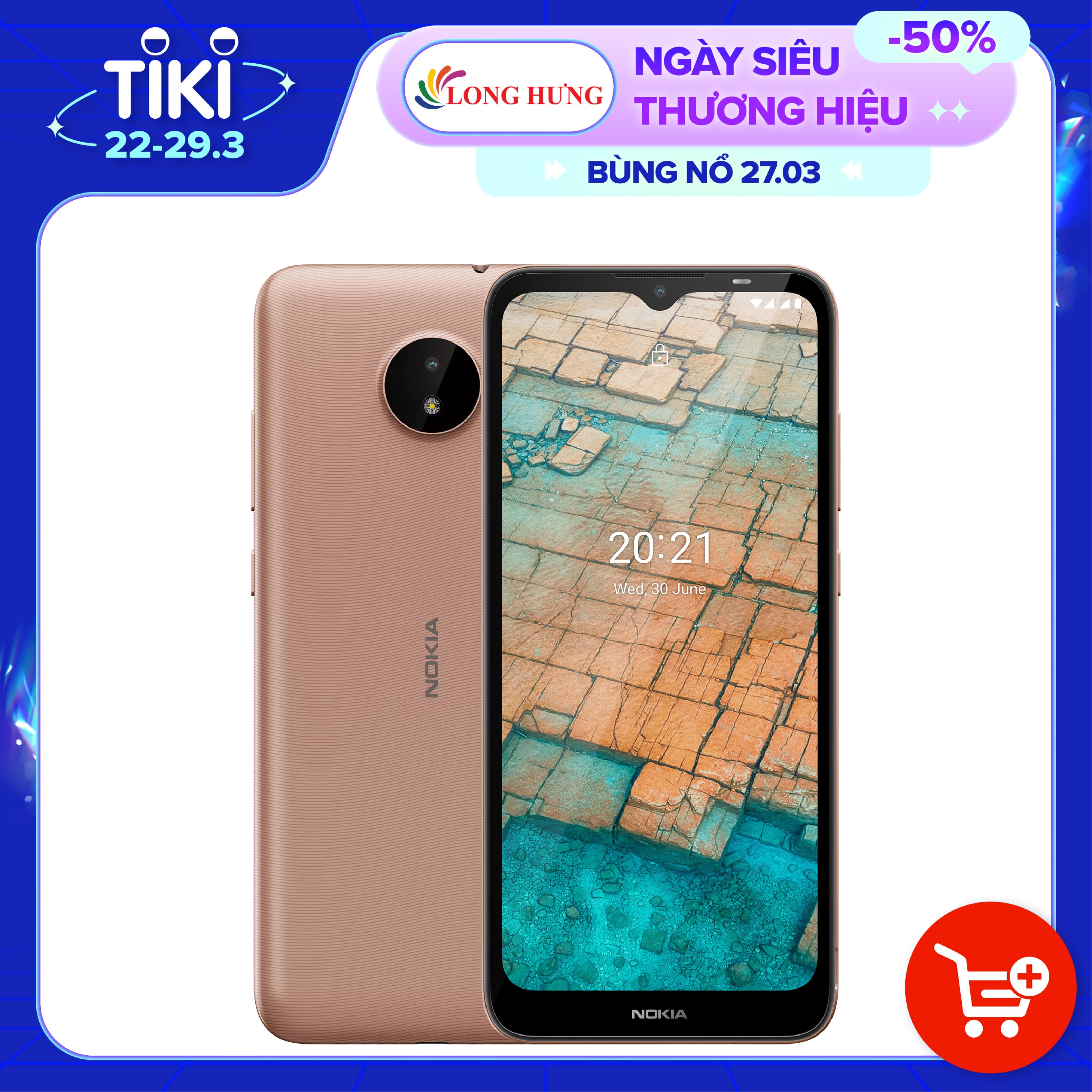 Điện thoại Nokia C20 (2GB/16GB) - Hàng chính hãng