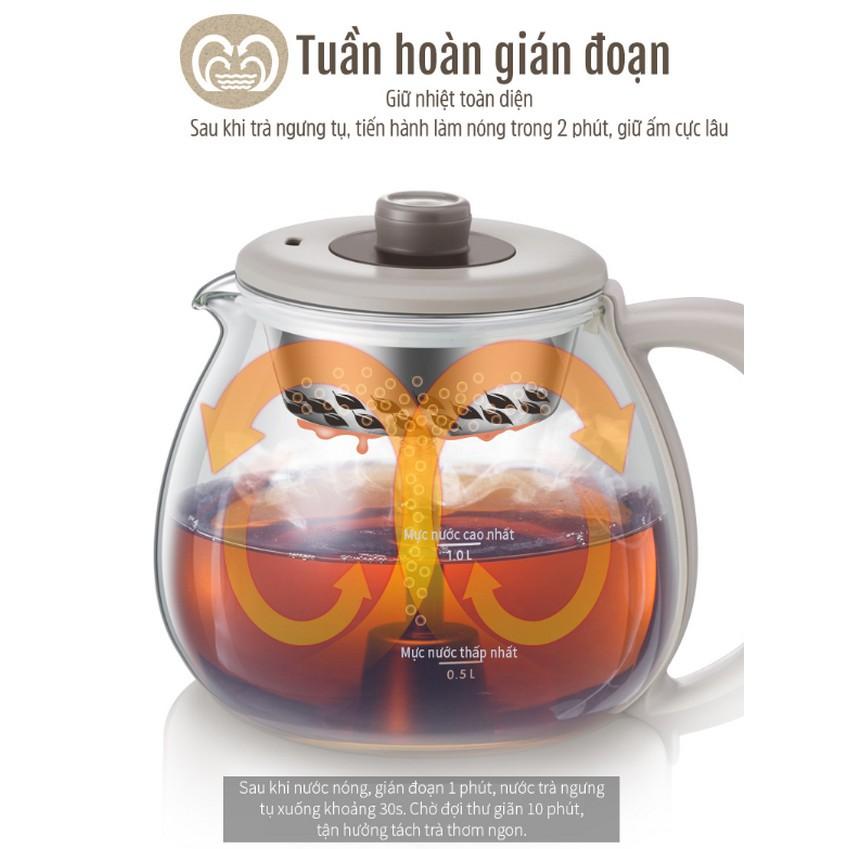 Bình pha trà hơi nước tự động gia dụng Bear 220V - AsiaMart88