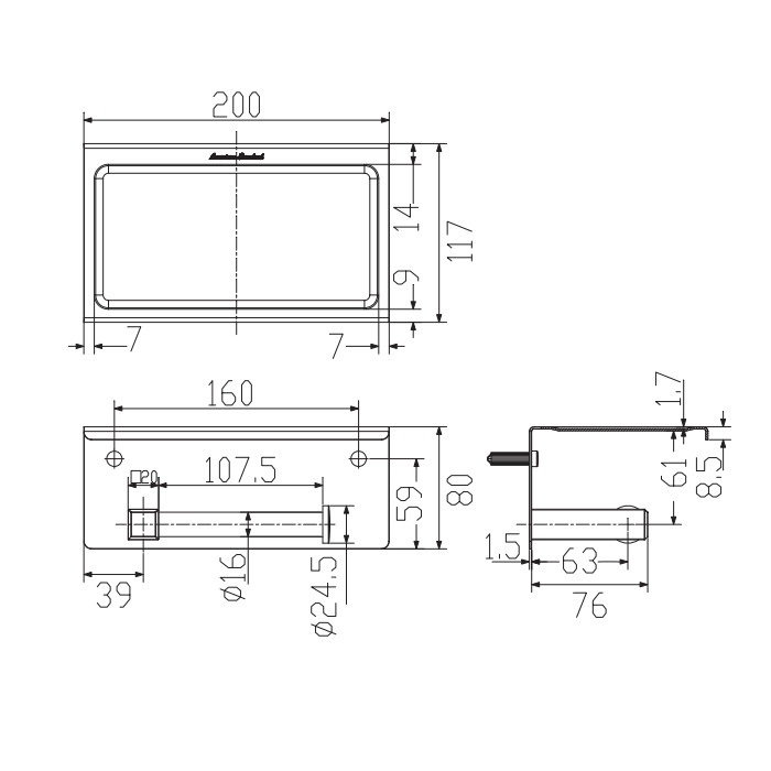 Kệ để giấy vệ sinh WF-0498 Concept -American Standard