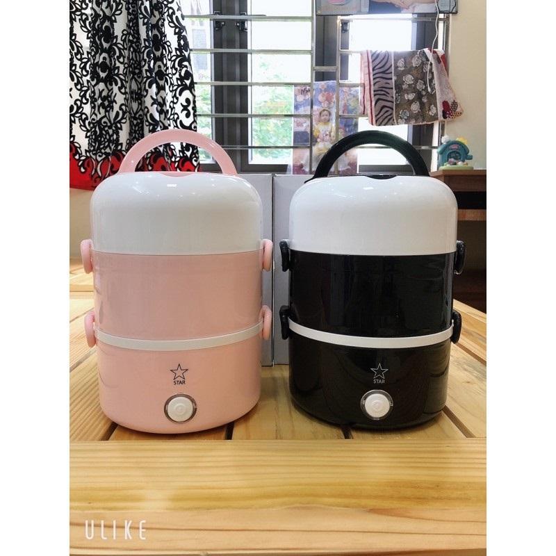 Cặp lồng ủ cơm 3 tầng inox cắm điện Star Hot -Mai Chi