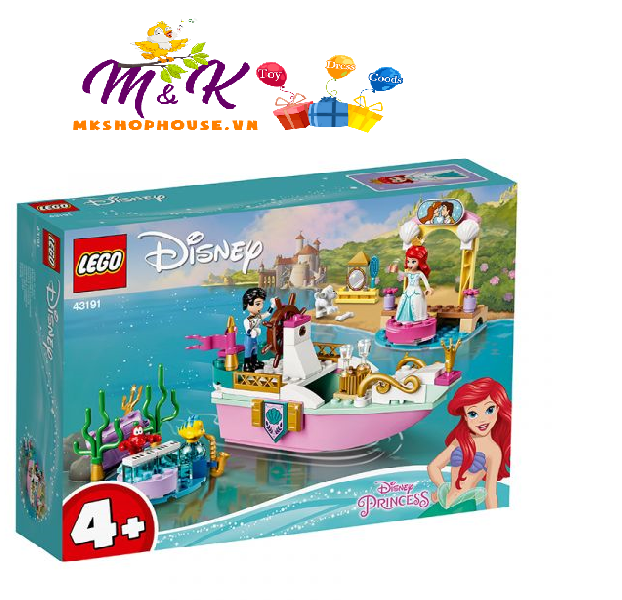 Đồ chơi LEGO Disney Princess Du Thuyền Của Nàng Tiên Cá 43191