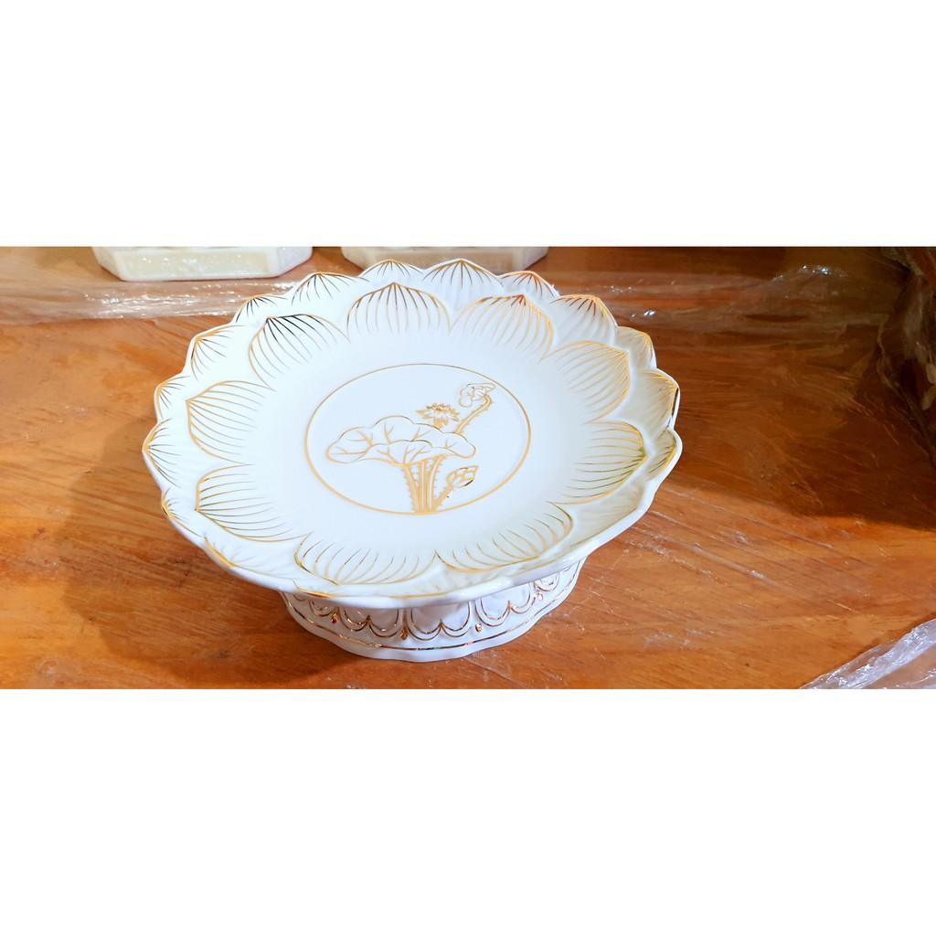 Đĩa sứ Bạch Ngọc Cao cấp 20cm