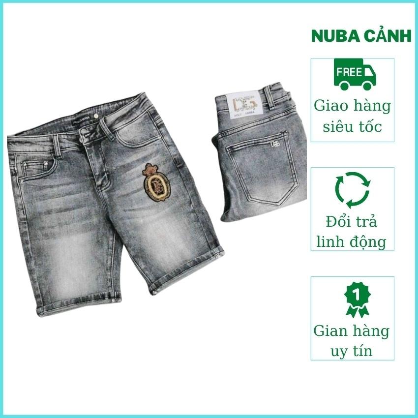 Quần short jean nam chất vải bò cá tính trẻ trung, NUBA 304