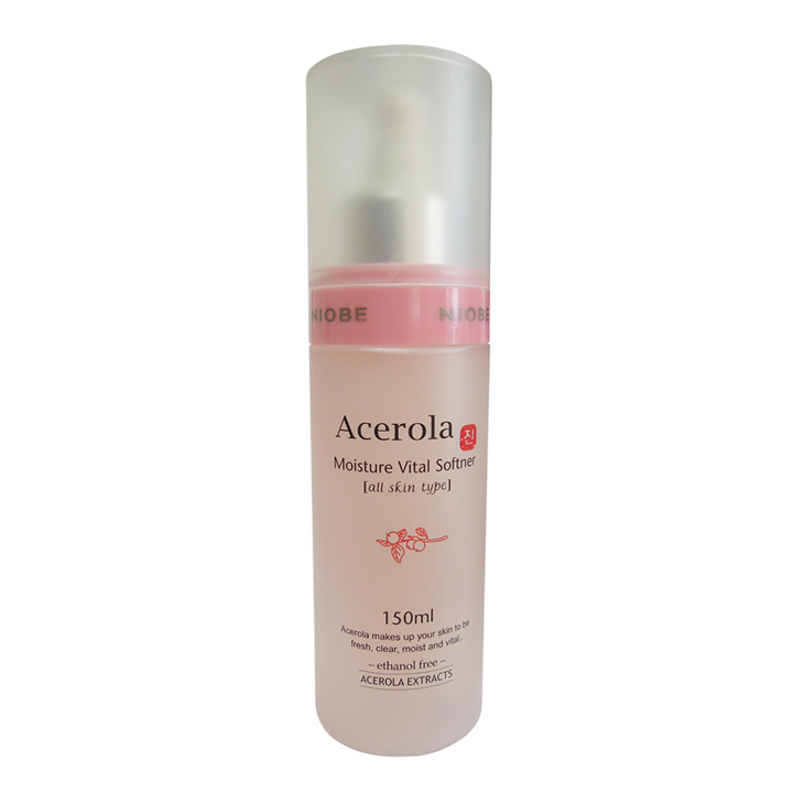 Niobe Acerola Moisture Vital Softener - Nước Cân bằng trắng sáng da (150ml)