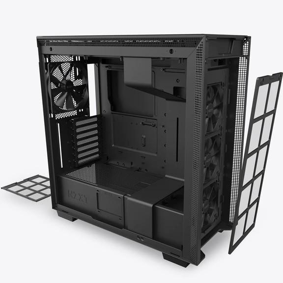 Vỏ Case Máy Tính NZXT H710 Màu Đen Sần- Hàng Chính Hãng