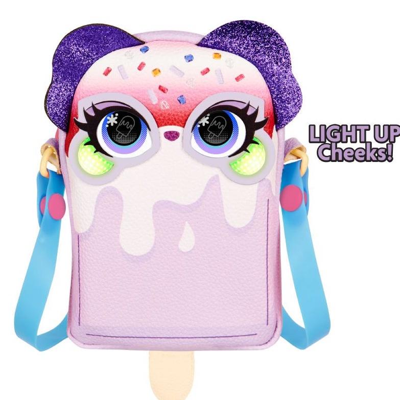 Túi Purse Pets phát sáng đổi màu với 25 âm thanh và phản ứng thú vị khi chạm vào