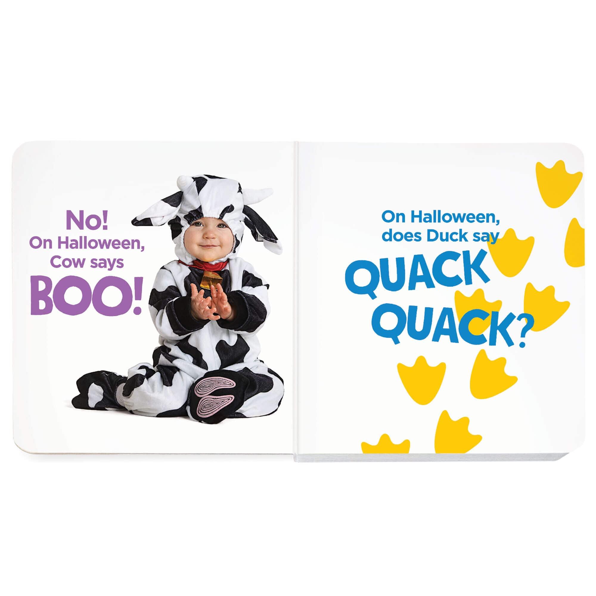 Who Says Boo?: Baby's First Halloween Book (Includes A Mirror!)