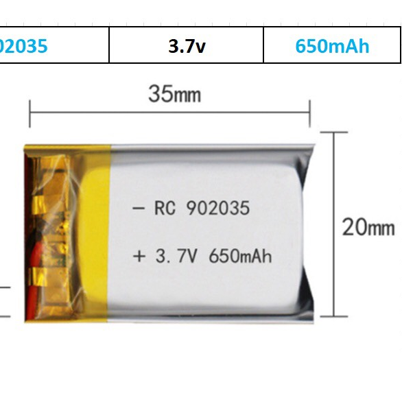 Pin Đồng hồ Thông minh Dung lượng 600mAh dành cho M80 Hàng nhập khẩu