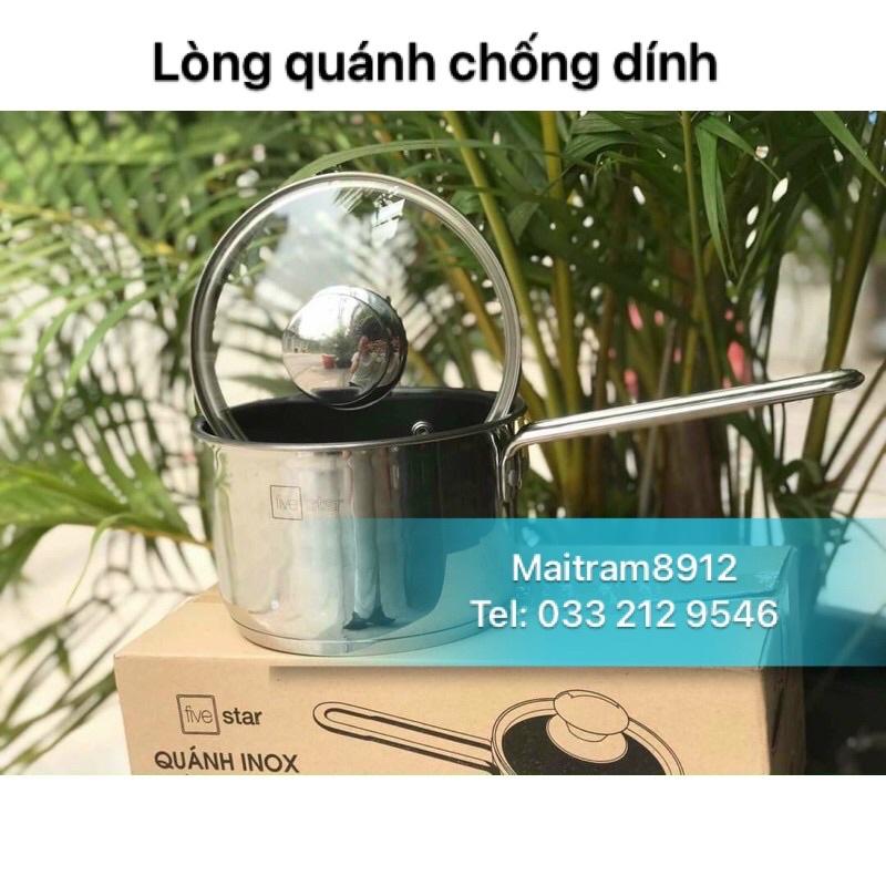 Nồi - Quánh Inox 3 Đáy Five Sta 12 cm/14 cm