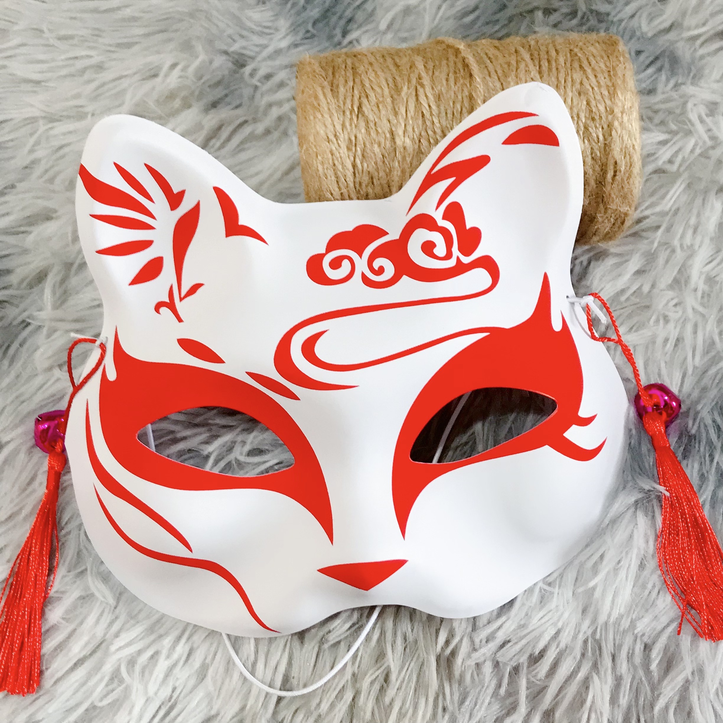 Mặt Nạ Hóa Trang Cáo Hồ Ly Anime Nhật Bản Siêu Hot 2023 - Mặt Nạ Hóa Trang Hồ Ly Phong Cách Nhật Bản