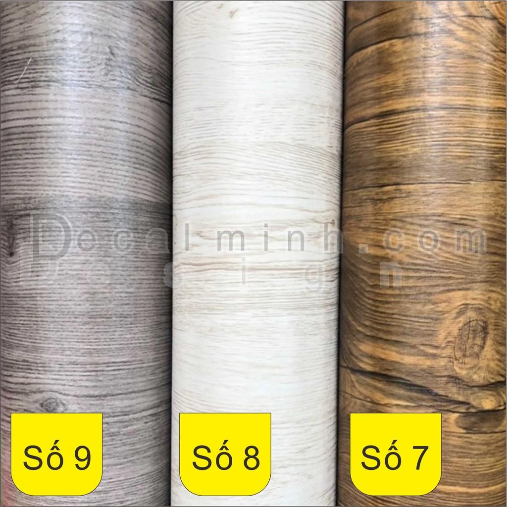 Combo 3m Vân Gỗ có keo sẵn