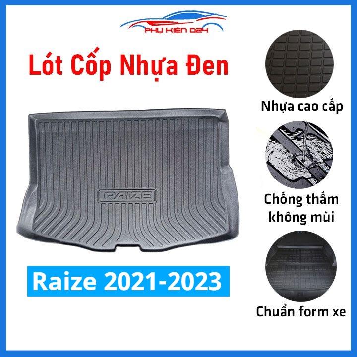 Thảm nhựa lót cốp Raize 2021-2023 nhựa dẻo dày dặn đàn hồi tốt