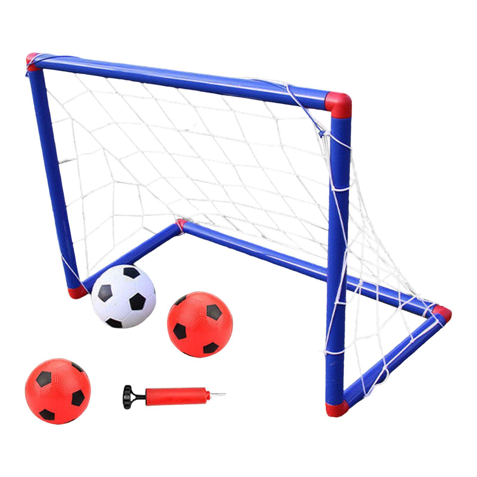 Kids Soccer Goals Soccer Nets Folding for Backyard Mini Playing Football Net