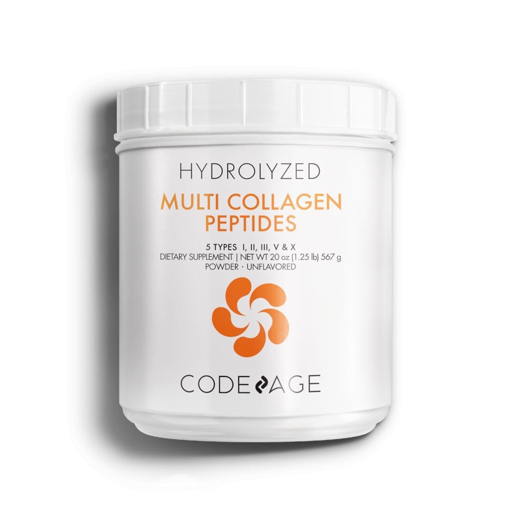 HÀNG NHẬP KHẨU-Bột Collagen Thủy Phân Code Age Hydrolyzed Multi Collagen Peptides Tổng Hợp Giúp Trẻ Hóa Da Chống Lão Hoá