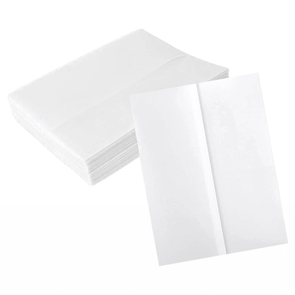 50Pcs Wedding Invitations Wrap, Paper Envelope Liners, Folded Invitations Jackets, Invitations Paper for Animation Sketching Baquet, Photo Overlays Cards