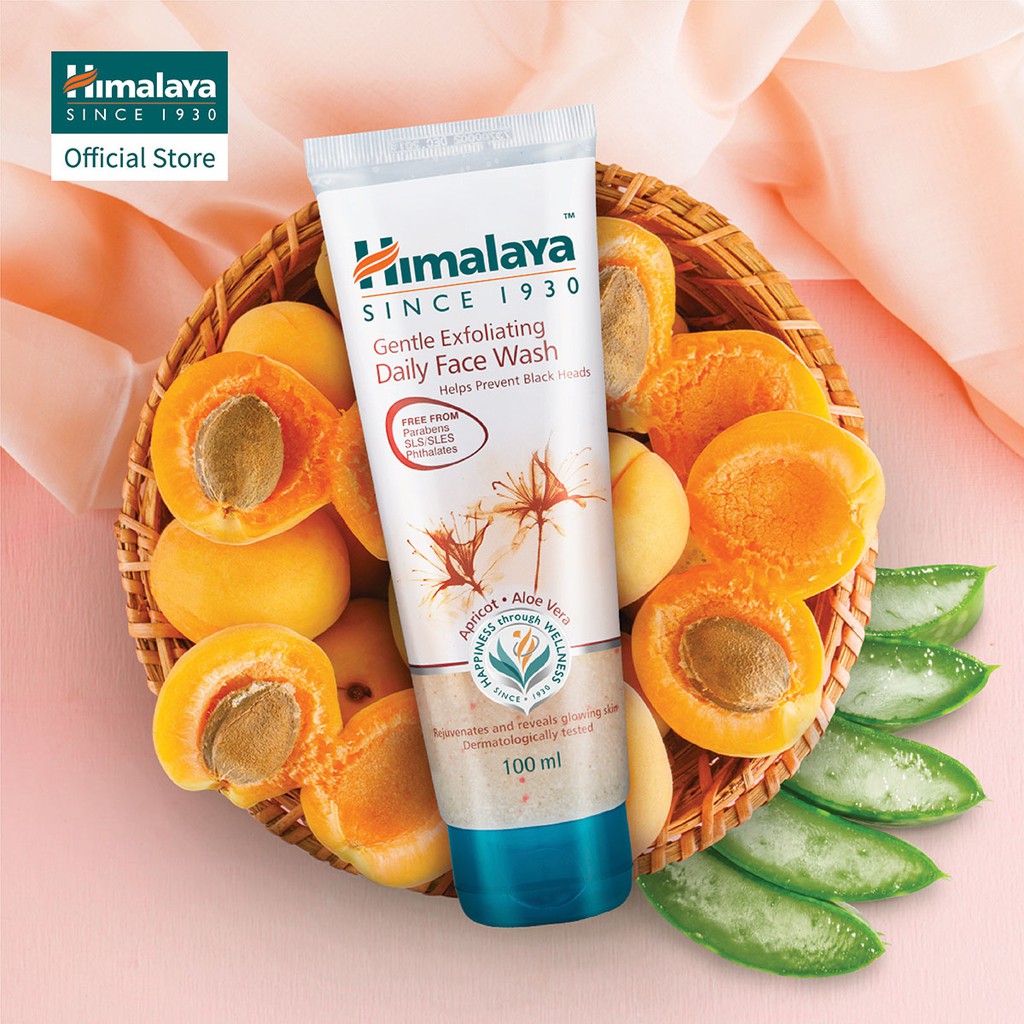 Sửa Rửa Mặt Tẩy Tế Bào Chết Hằng Ngày Ngừa Mụn Đầu Đen Himalaya Herbals