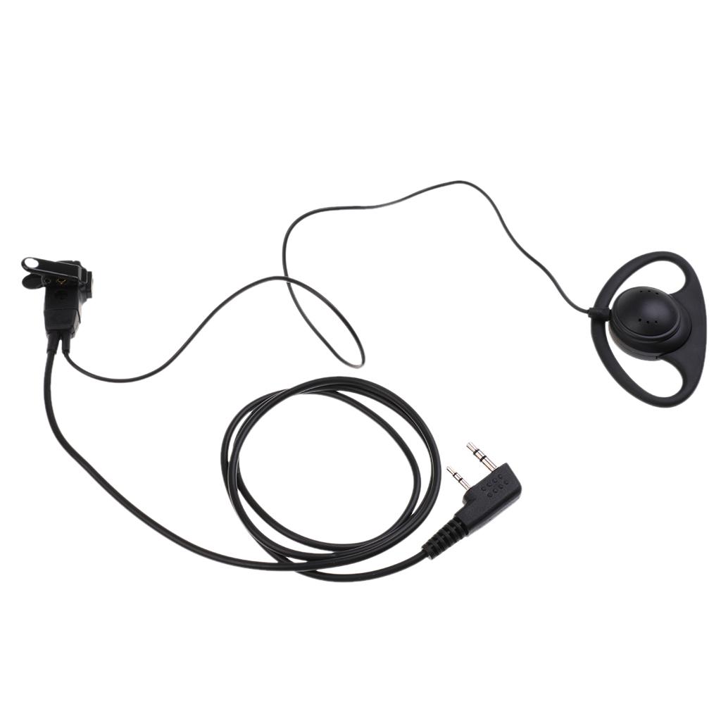 2-Pin Walkie Talkie Earpiece – Two Way Radio Earpiece - Compatible with Walkie Talkie Headset Brands