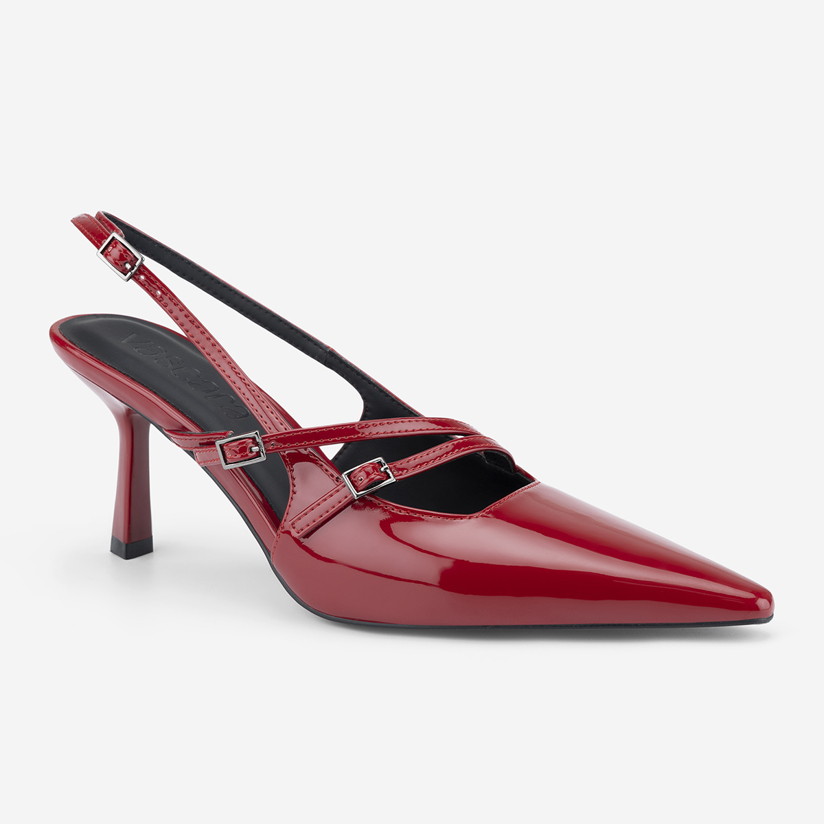 Vascara Giày Slingback Cao Gót Strappy Phối Buckle - BMN 0706