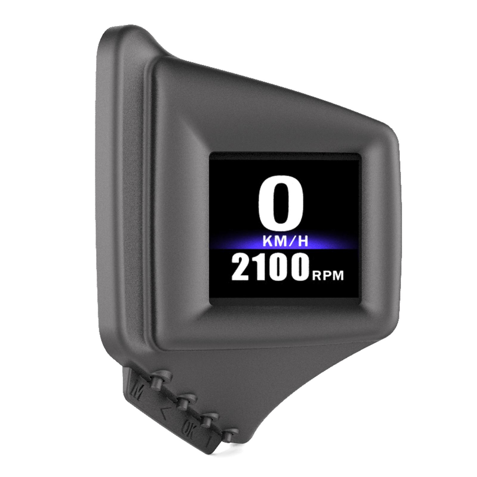 Car HUD Display, OBD+GPS Smart Gauge High Definition Speedometer Car Diagnostic Tool OBD Fault Code Elimination Safe