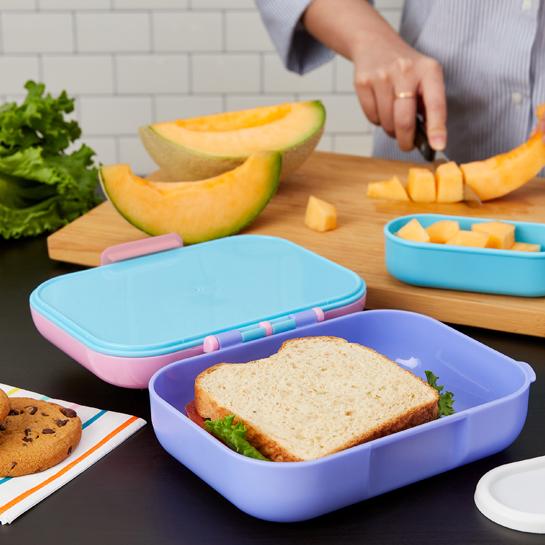 Bộ hộp đựng cơm Bento Junior 2 món ZOKU - Hàng Chính Hãng