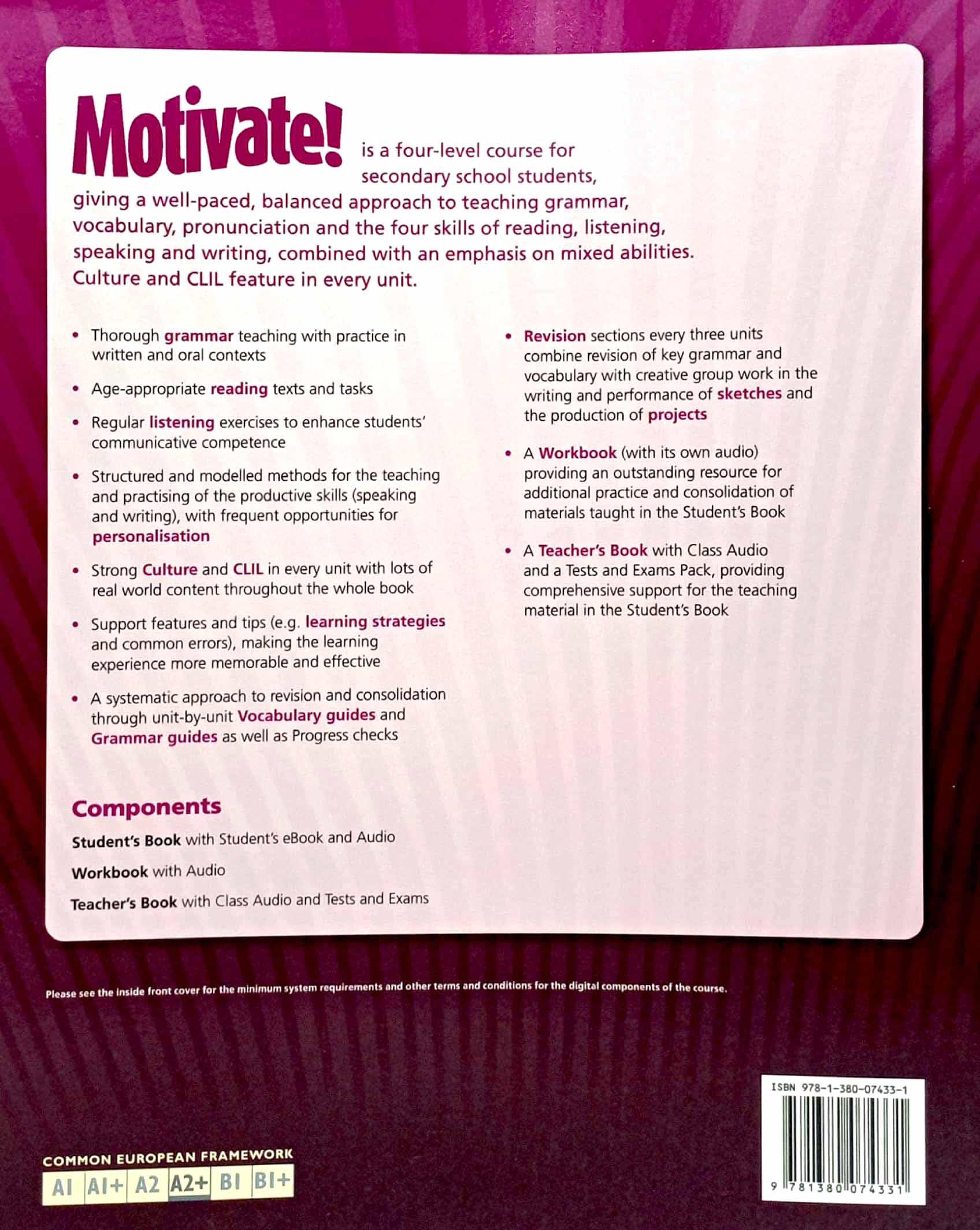 Motivate! 3 Student's Book Pack