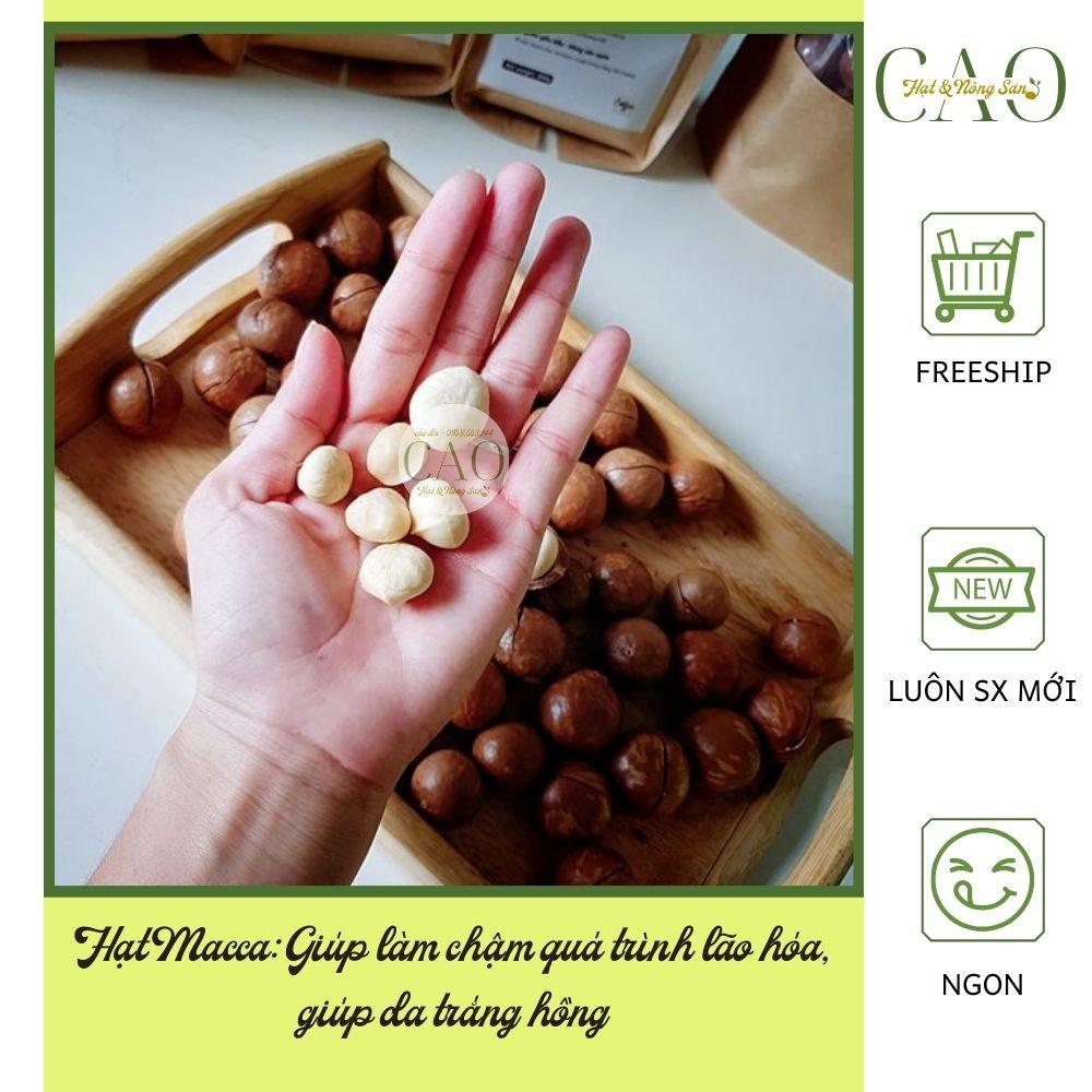 Hạt thập cẩm ăn liền CAO FOOD từ 5 loại hạt dinh dưỡng cao cấp - Macca, Hạnh nhân, Óc Chó, Hạt dẻ, Hạt Điều