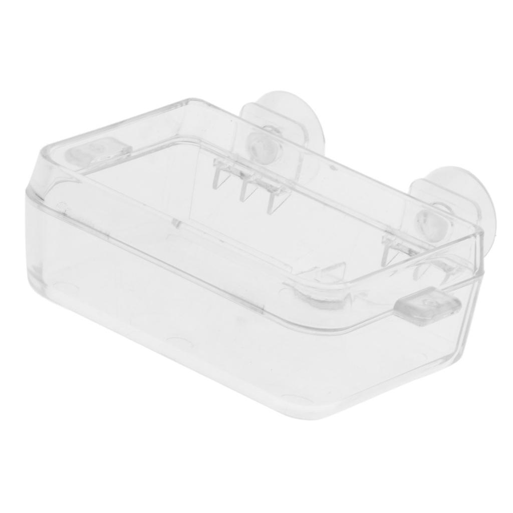 2x Tortoise Lizard Gecko Reptile Feeding Terrarium Water Dish & Food Bowl