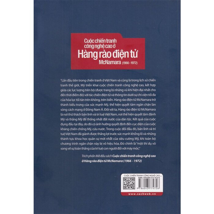 Cuộc Chiến Tranh Công Nghệ Cao Ở Hàng Rào Điện Tử McNamara 1966-1972 - PGS. TS. Hoàng Chí Hiếu -