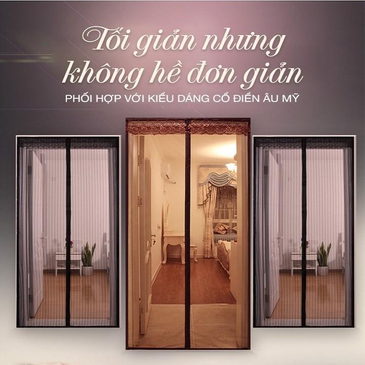 Rèm cửa chống muỗi côn trùng nam châm từ tính dính chặt