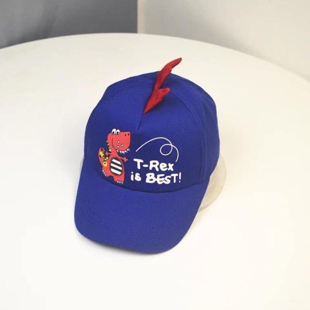 Mũ lưỡi trai bé trai khủng long