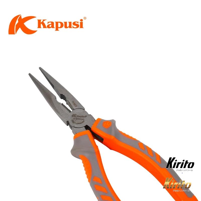 Kìm Nhọn Kapusi 6 inch & 8 inch – Cắt, Uốn, Kéo Dây Kim Loại, Dây Điện Chính Xác