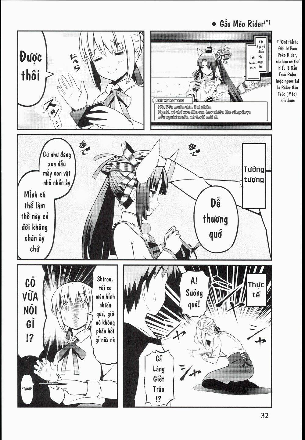 saber-san chơi fgo! chapter 1 34