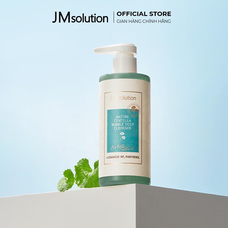 Tẩy Trang Dạng Bọt Cho Da Nhạy Cảm JMsolution Nature Centella Bubble Deep Cleanser 300ml