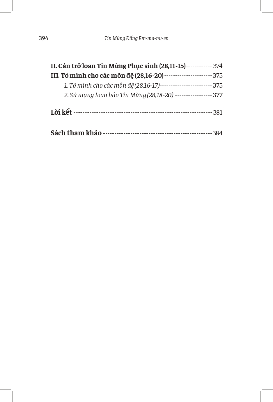 TIN MỪNG ĐẤNG EM-MA-NU-EN