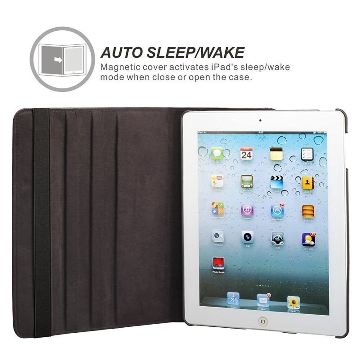 Bao da cho iPad 10.2 2019 / iPad 10.5 inch / iPad gen 7 gen 8 gen 9 xoay 360 độ hiệu HOTCASE - Hàng nhập khẩu