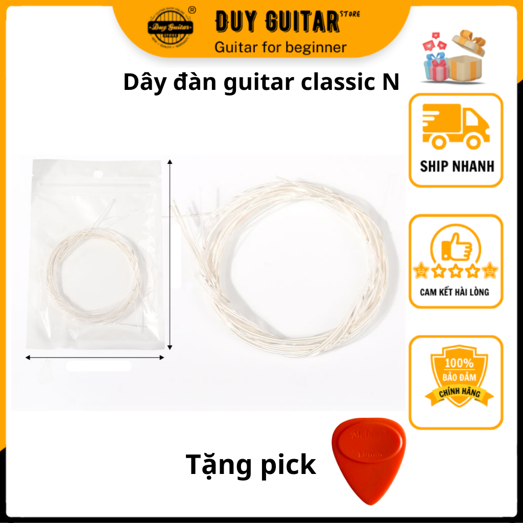 Dây đàn guitar classic normal tension dành cho đàn ghitar cổ điển Duy Guitar