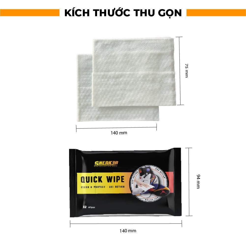 Khăn Lau Giày Siêu Sạch Quick Wipe Sneak3r HKD96