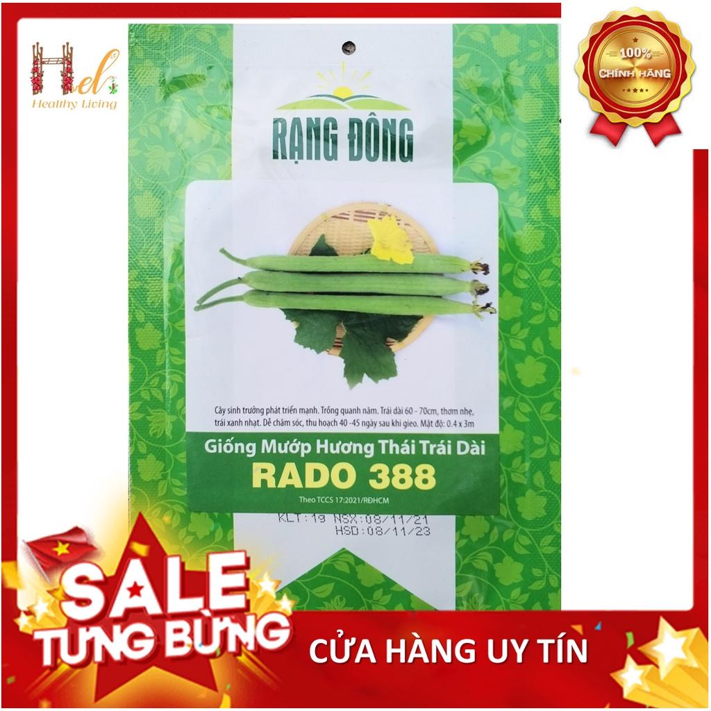 RADO - Hạt Giống Mướp Hương Thái Lan Trái Dài 1gr - Trồng Rau Xanh Rau Sạch Bằng Đất Sạch, Mùn Dừa, Phân Bón Hữu Cơ