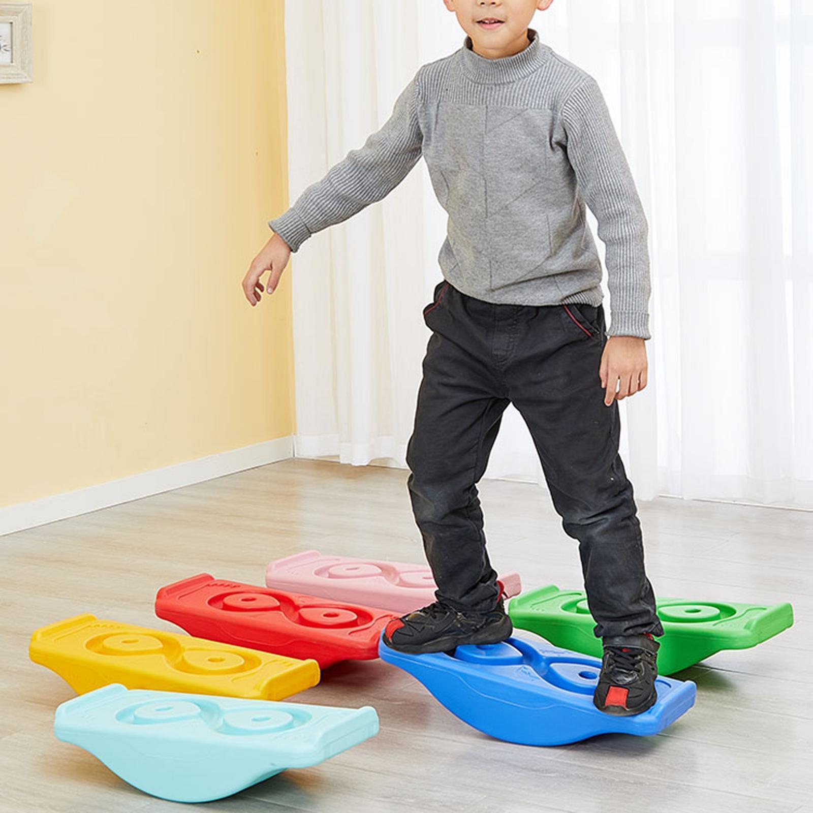 4 Piece Balance Board Outside Kids Children Exercise Rocker Board