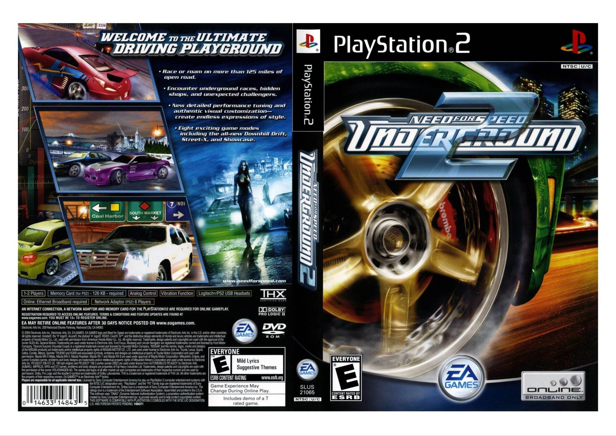 Bộ 3 Game ps2 need for speed