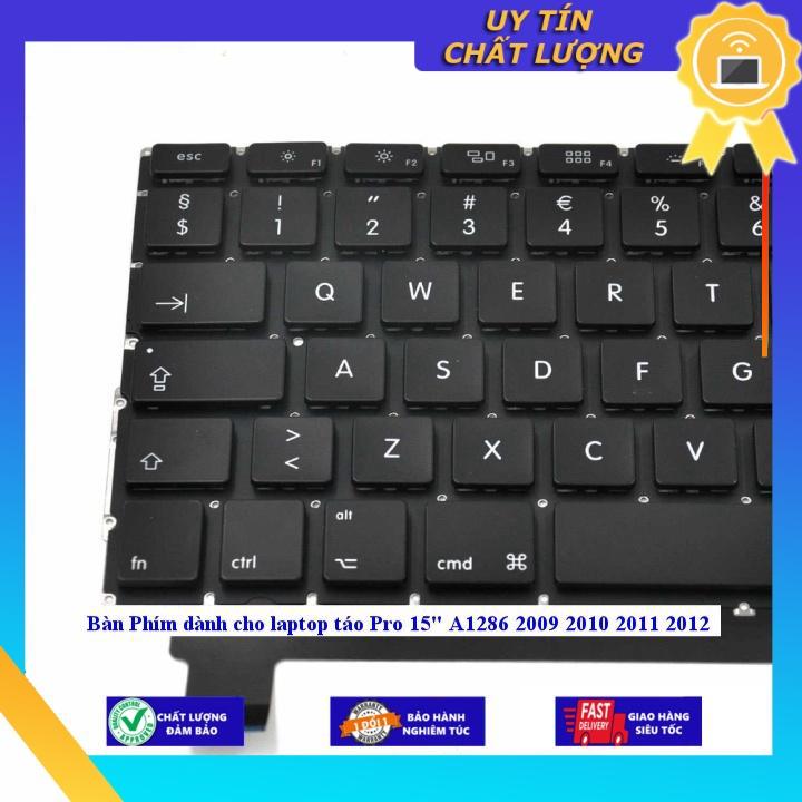 Bàn Phím dùng cho laptop táo Pro 15&quot; A1286 2009 2010 2011 2012 - CHUẨN TIẾNG ANH - Hàng Nhập Khẩu New Seal