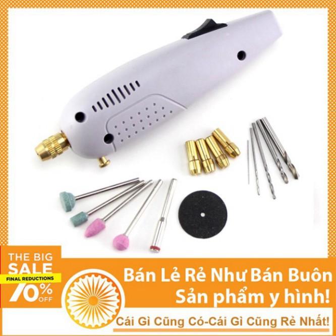 Bộ Máy Khoan, Mài Mini Đa Năng Cầm Tay - Khoan Hộp Đỏ Chất Lượng Cao