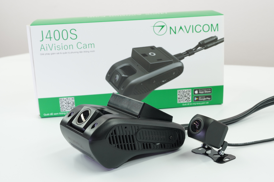 Camera hành trình Navicom J400S hàng chính hãng- Ghi hình cả khi không có thẻ nhớ