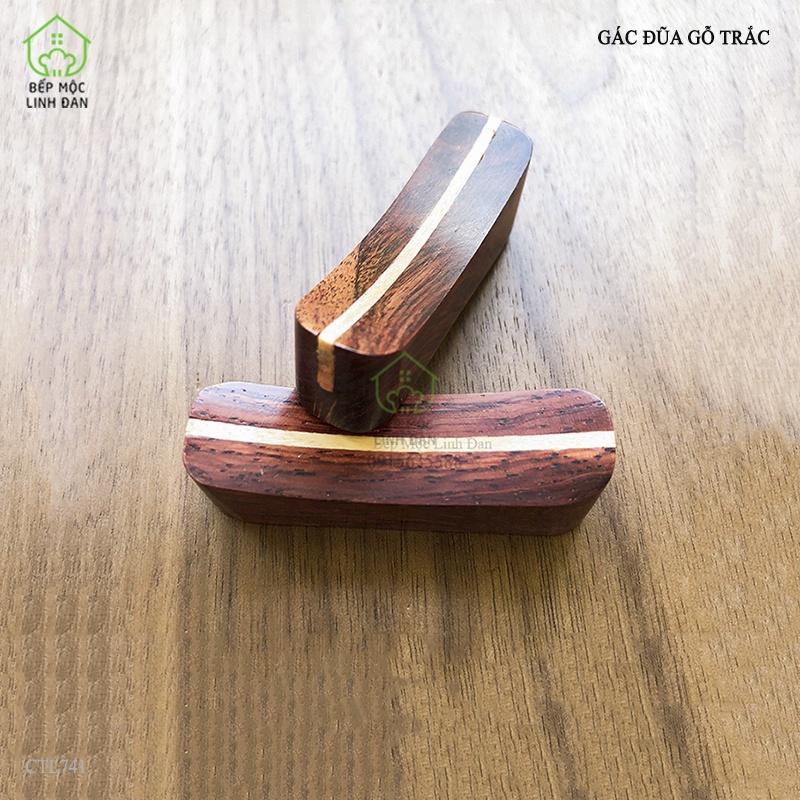 Gác đũa gỗ trắc tự nhiên siêu sạch_Kiểu dáng hiện đại_Bộ 10 chiếc