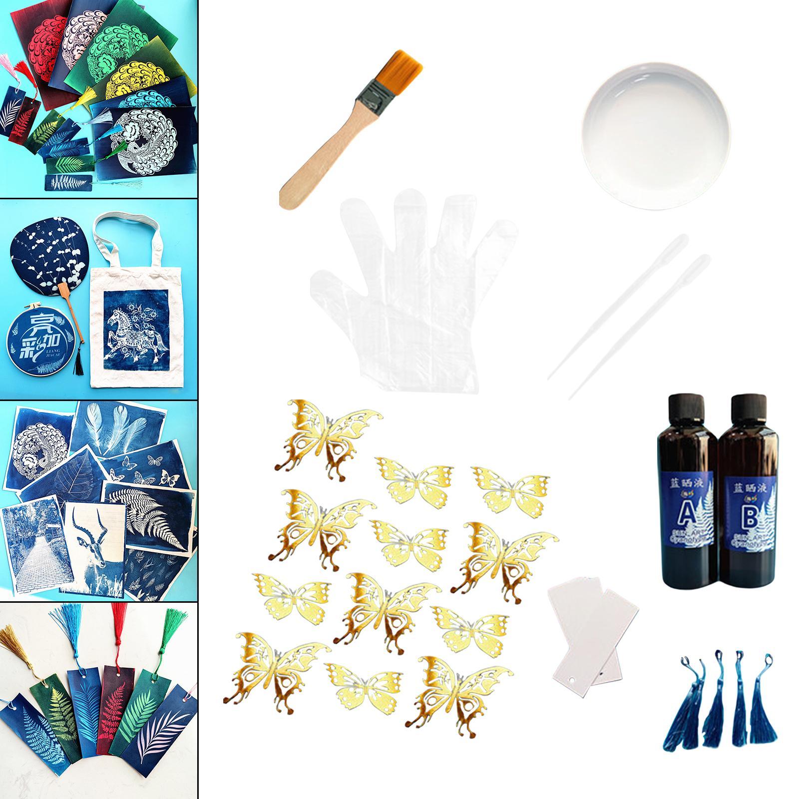 Cyanotype Printing DIY Kit  High Sensitive f/ sun Printing Paper