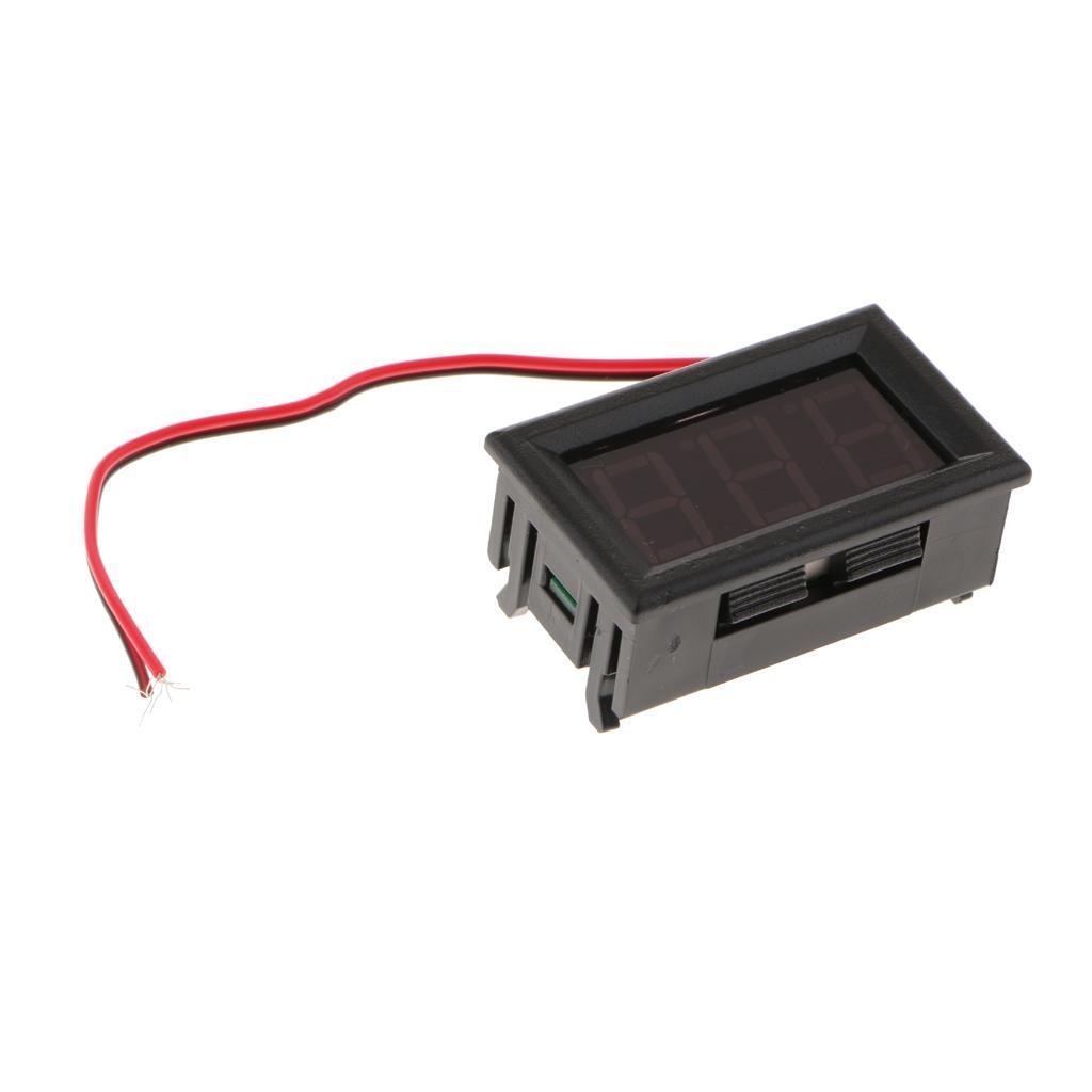 0.56" 2 Wire AC70-500V Digital Voltmeter Volt Voltage Meter Cars Motor