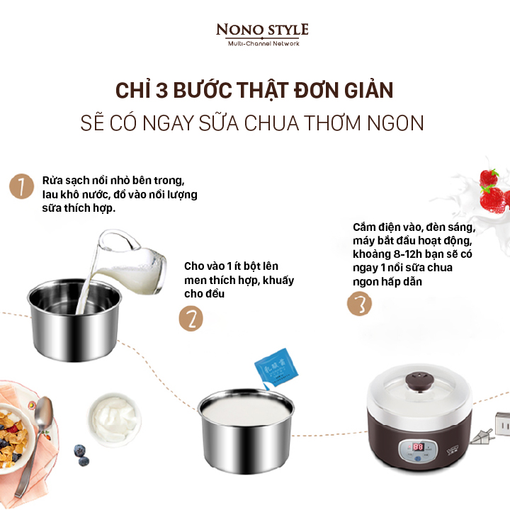 Máy Làm Sữa Chua LOTOR TW-303A - Hàng Chính Hãng