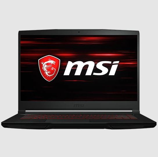 Laptop MSI Gaming GF63 11UC-443VN (i5-11400H Gen 11Th | 8GB DDR4 | SSD 512GB PCle | VGA RTX3050 Max-Q 4GB | 15.6 FHD IPS | Win10|Black) - Hàng Chính Hãng