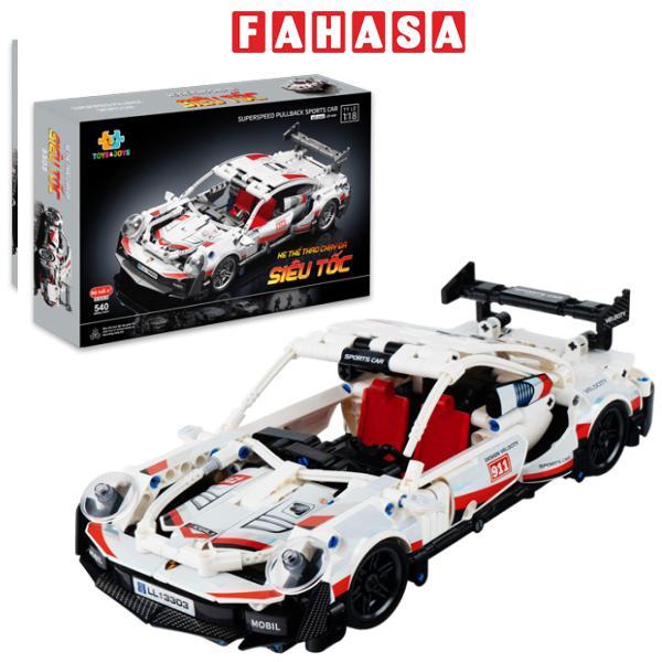 Đồ Chơi Lắp Ráp Xe Thể Thao Chạy Đà Siêu Tốc - Super Speed Pullback Sports Car - Toys&amp;Joys 3303 (540 Mảnh Ghép)