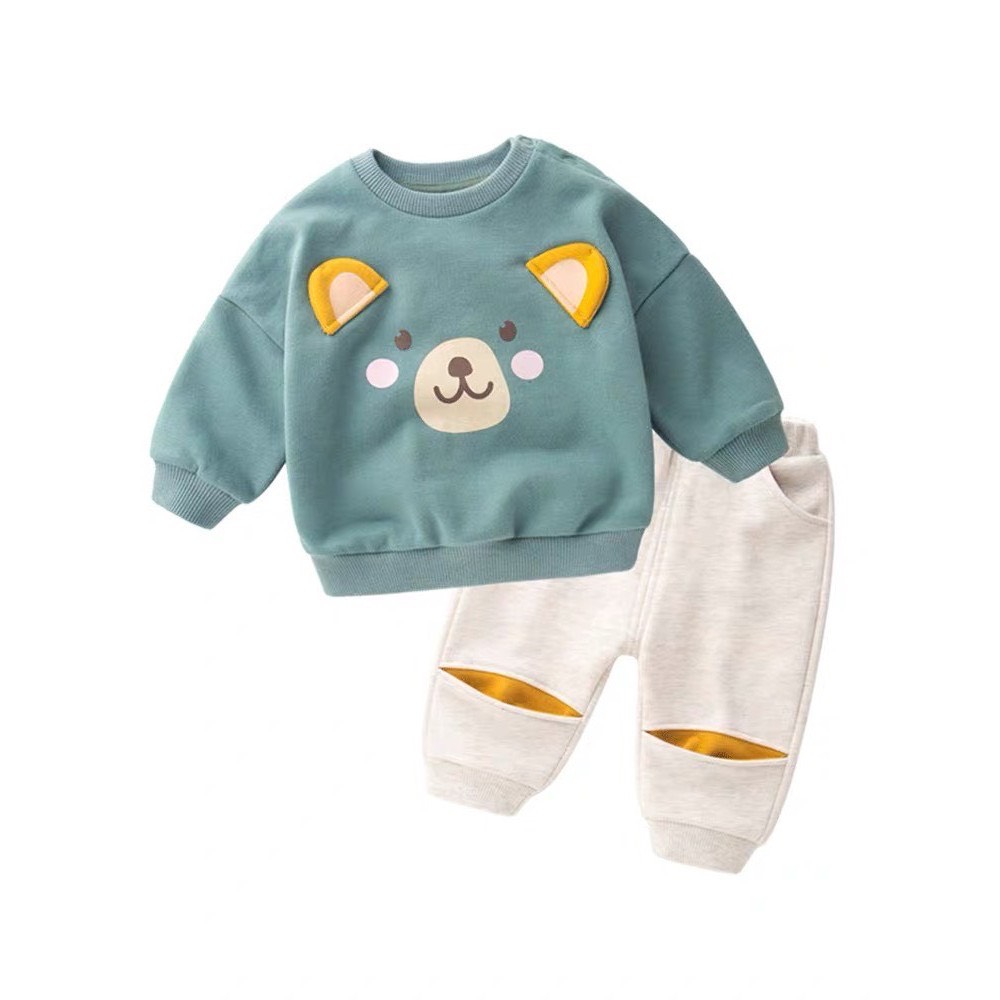 Bộ Nỉ Cho Bé Trai Và Gái Size Từ 8 Đến 22 Kg